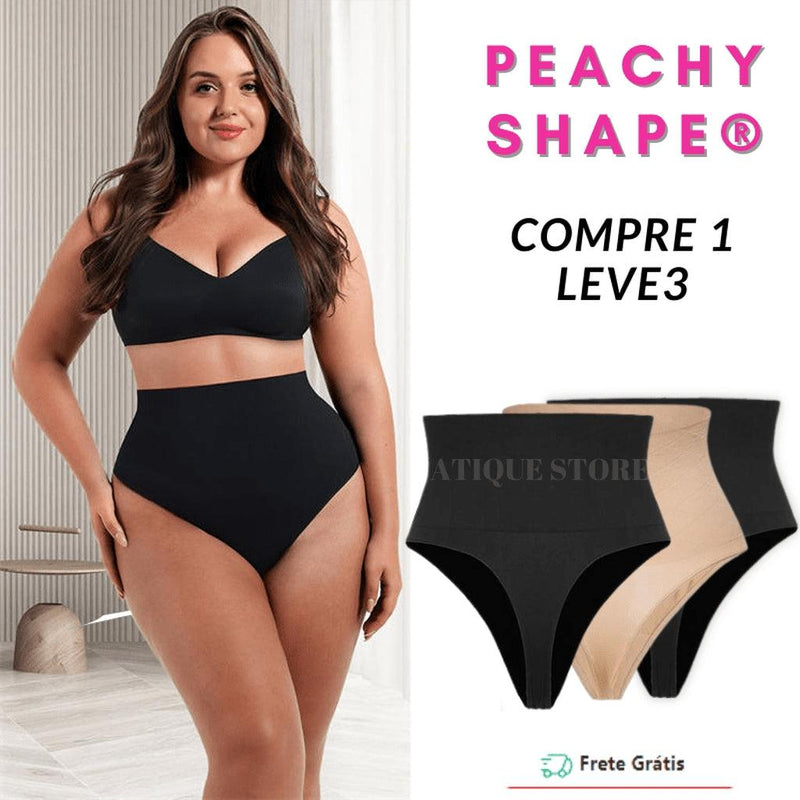 Peachy Shaper - Calcinha Modeladora de Cintura Alta! Compre 1 level 3 ! - Frete Grátis